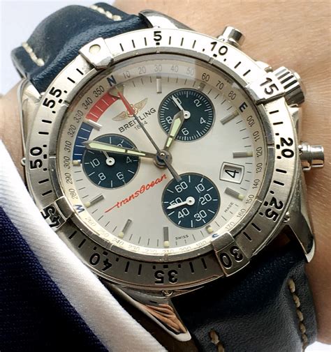 vintage breitling quartz watch